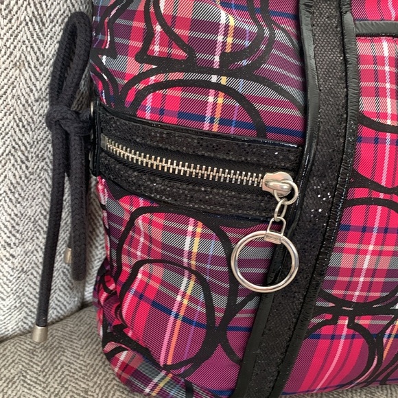 Coach Poppy Tartan Plaid Purse - Picture 3 of 14